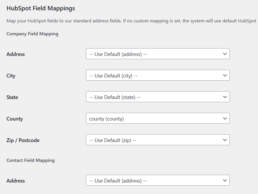 Contact map view showing contacts on an interactive map
